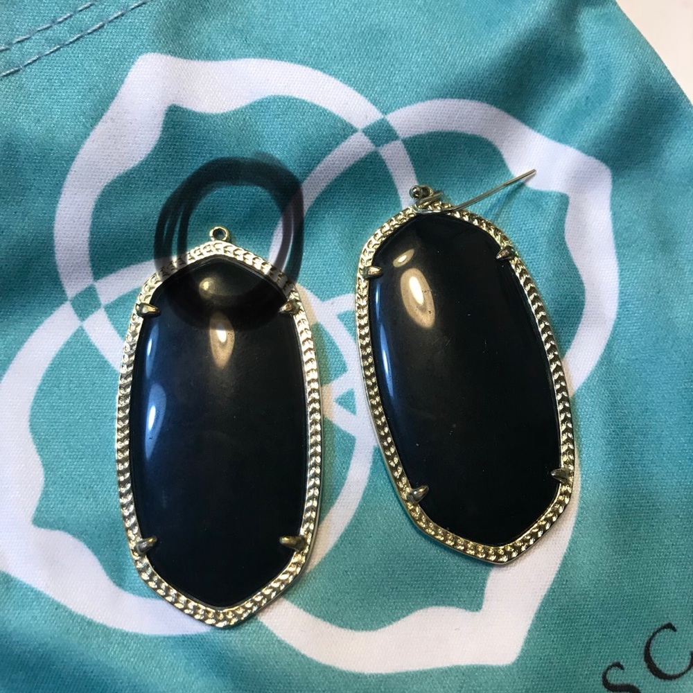 Black Kendra Scott Earrings